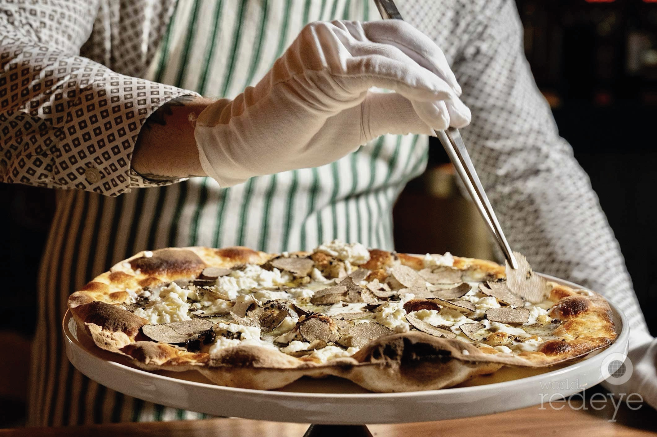 Pizza con tartufo Le Specialità